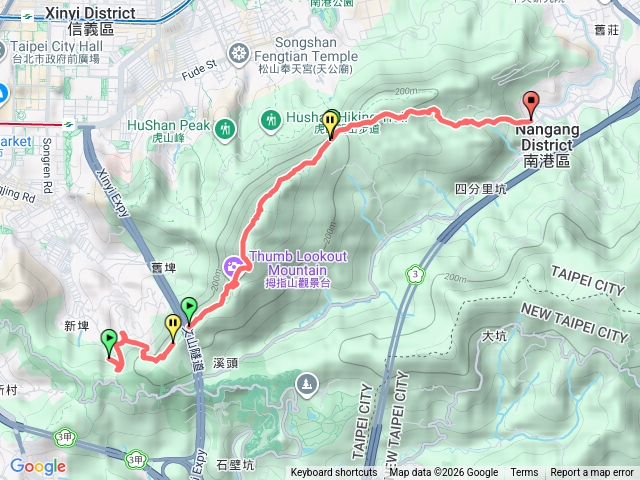 德興礦坑拇指山南港山九五峰中華科大