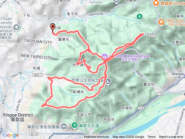 山羚羊越野17k路線預覽圖