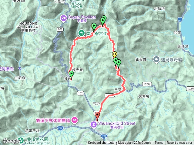 牡丹車站燦光寮古道楊廷里古道雙溪車站20260811