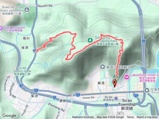 七星嶺全程來回預覽圖