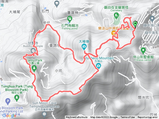 遇到蛇的天上山