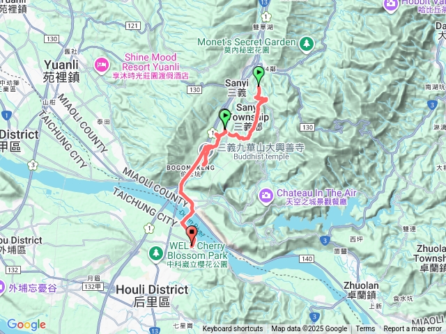 龜山、拐子湖山、四分山