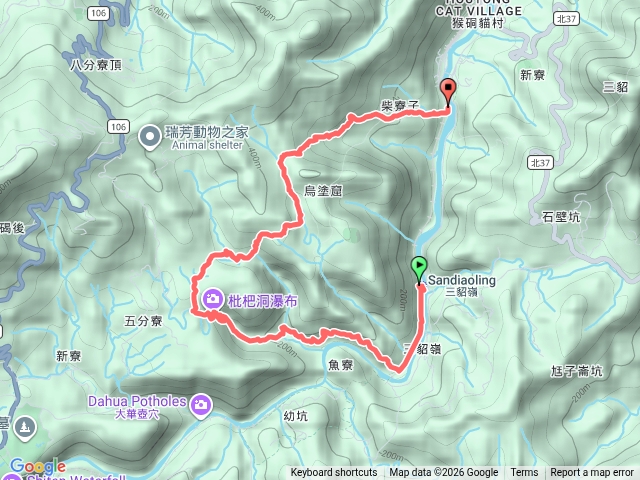 三貂嶺瀑布群預覽圖