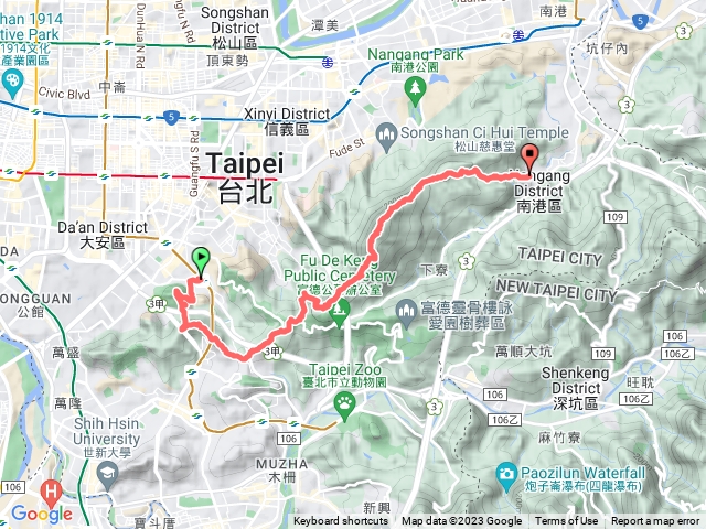 20230304臺北大縱走第六段