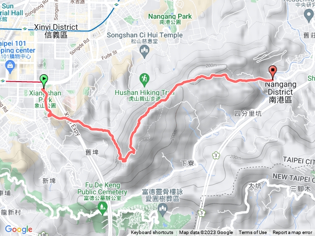 象山 至 中華大學