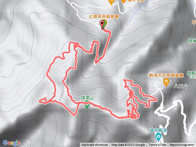 尖石 煤源山O型(紅薔薇登山口)+數碼天空