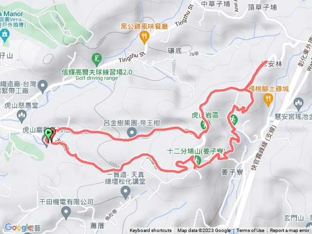 虎山巖福德巷上2、3、1號步道大嶺巷下（112、04、08）