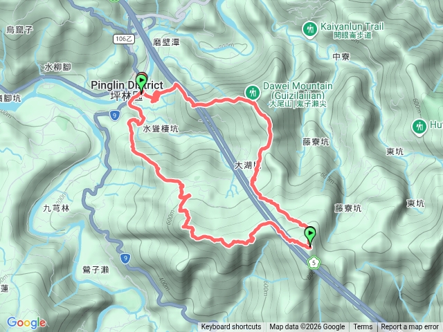 坪林三星（大尾山、源茂山、和尚髻山）