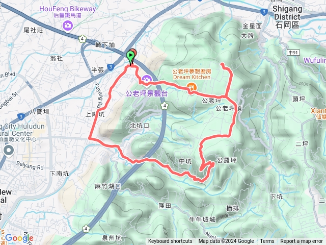 蜈蚣崎步道、公羅山、中坑500預覽圖