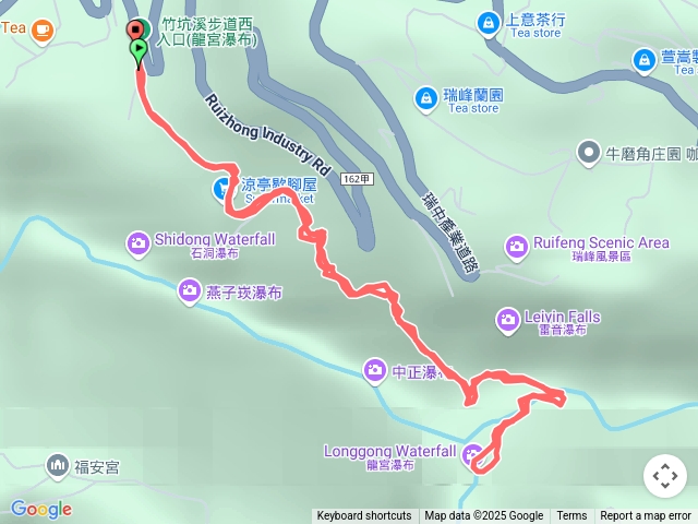 竹崎溪龍鳳宮瀑布