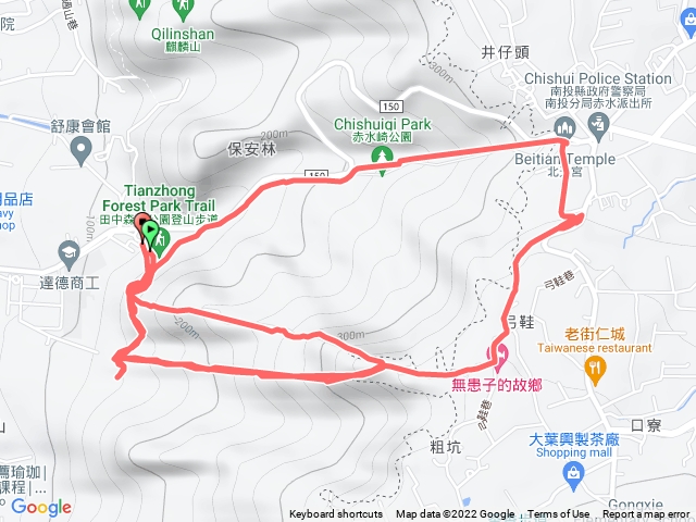 田中森林步道、松柏嶺