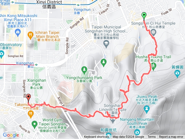 四獸山縱走