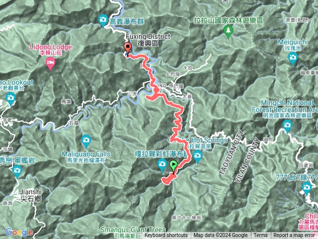 三光溪左股支流