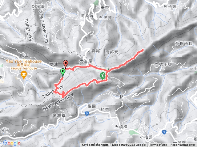 二格山O型+筆架山南北峰