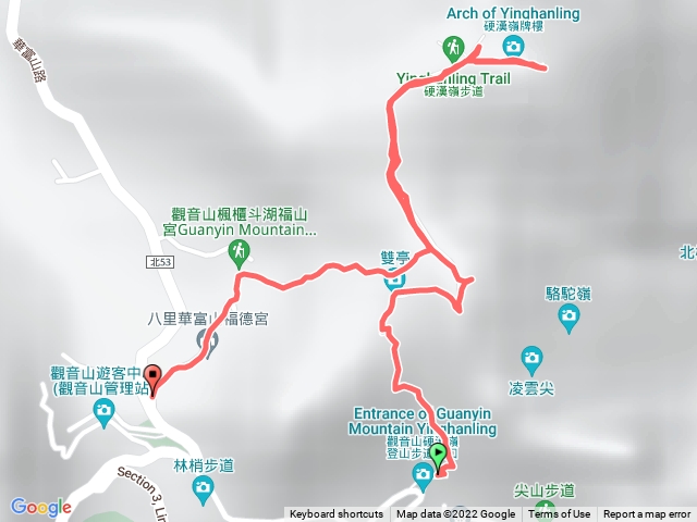小百岳集起來硬漢嶺步道(觀音山)202207091853