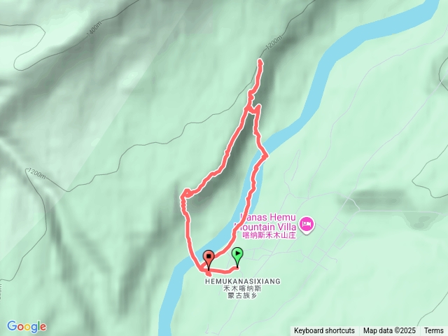 北疆 禾木哈登观景台步道