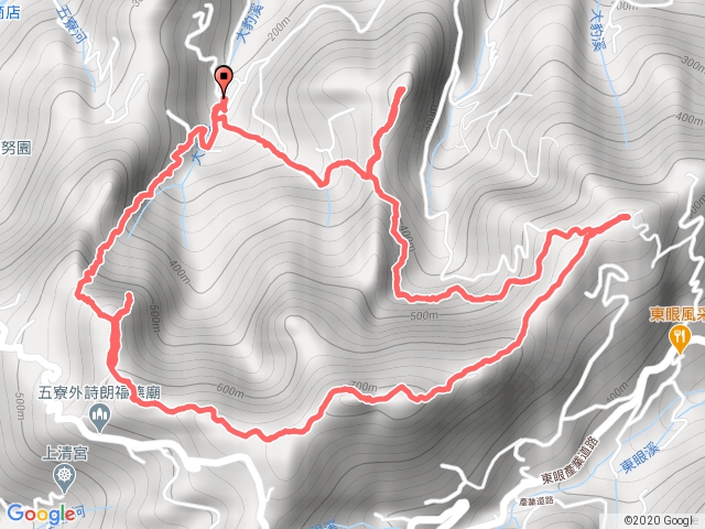 三峽插角：金敏子山～詩朗山～塞口坑山～內金敏山～445峰O繞