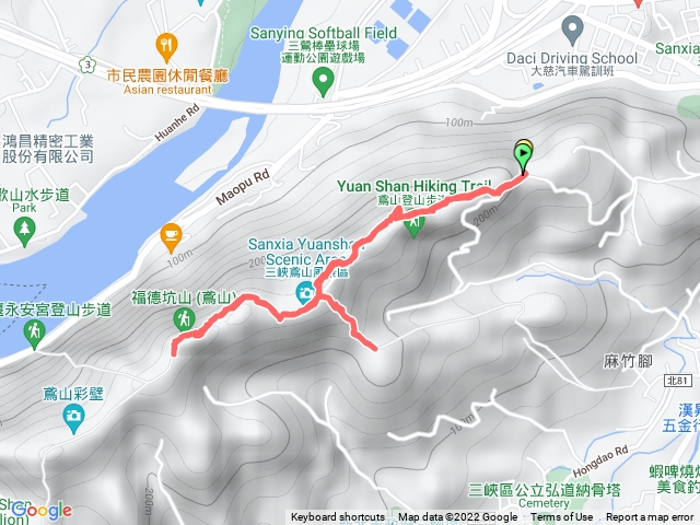 「台灣小百岳」鳶山（福德坑山）T型