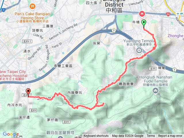 中和圓通路→土城青雲路