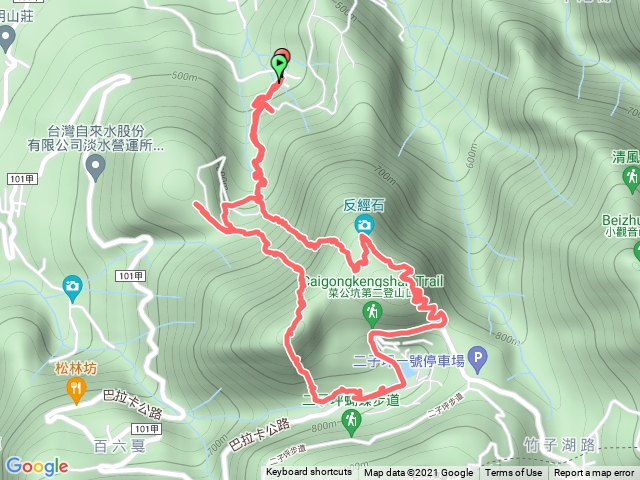 烘菜頭縱走 烘爐山、菜公坑山 、枕頭山
