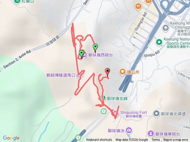 劉銘傳隧道，獅球嶺布道預覽圖