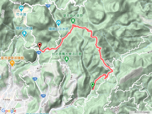 聖人橋-擎天崗-絹絲瀑布-中山樓