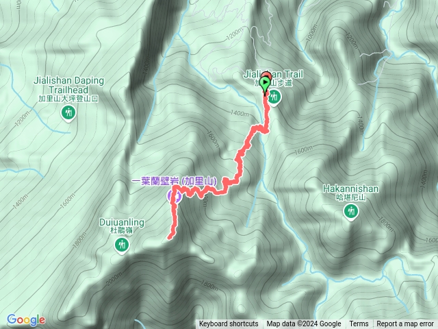 1131009加里山-鹿場登山口