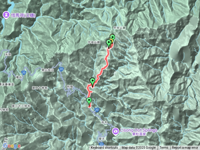 戒茂斯上嘉明湖