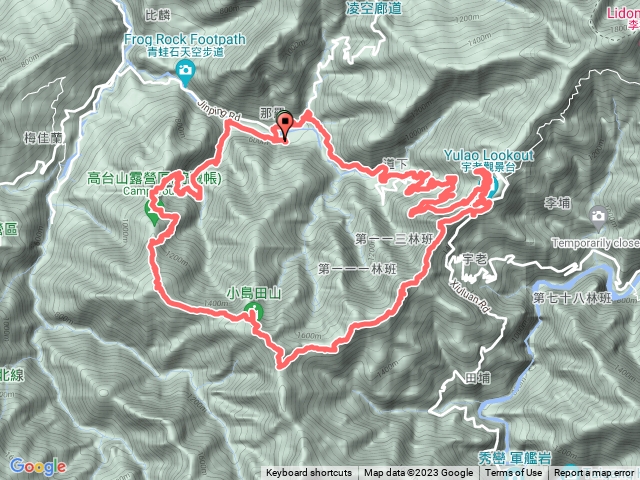 20230506高島縱走出魯壁山O型跑