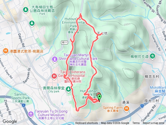 虎頭山步道_無車道預覽圖