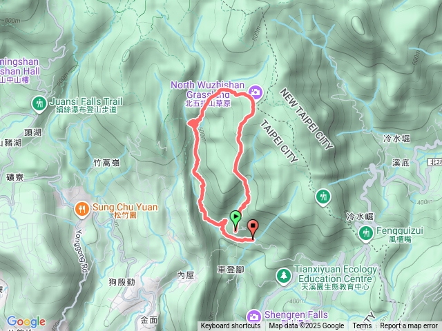 荷蘭古道+內雙溪古道+登峰圳步道