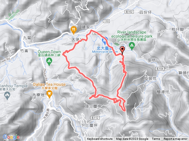 三峽建安竹崙山、麒麟山+鳥嘴尖四秀O型縱走