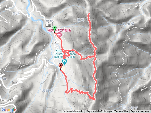 鳳凰山北嶺線縱走（鳳凰山、台演山）