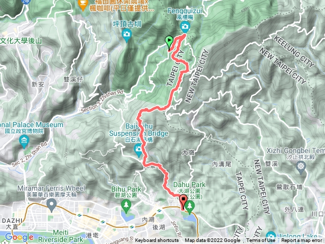 台北大縱走第四段