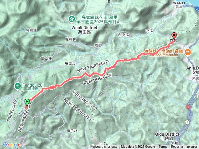 界寮東段縱走預覽圖