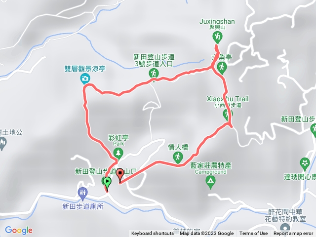 bmi30聚興山三角點新田步道