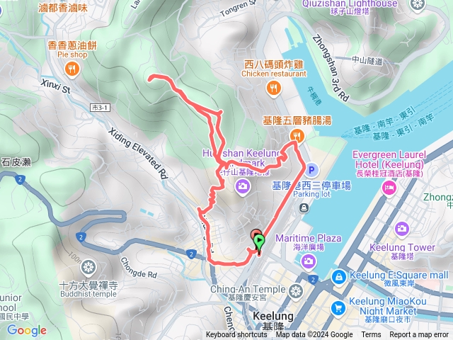 2024-02-04 基隆火車站～飛鳳山大德山～摩天嶺O繞