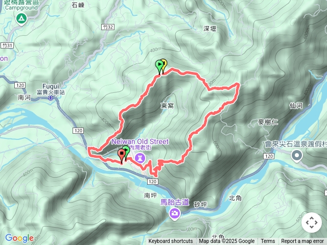 內灣三山O形