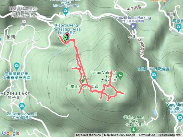 20220305 七星山群峰東西南北主小油坑山凱達格蘭山摘星峰