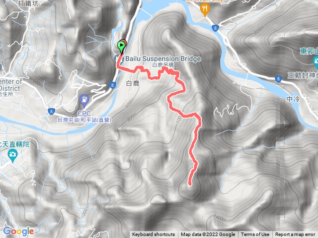 谷關白毛山