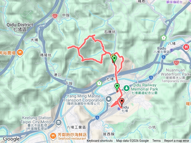 七堵-龍鳳山-馬山-馬凌尖連峰2「026/6/14