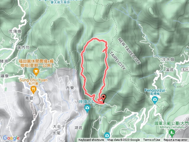 荷蘭古道，北五指山、高頂山步道，內雙溪古道