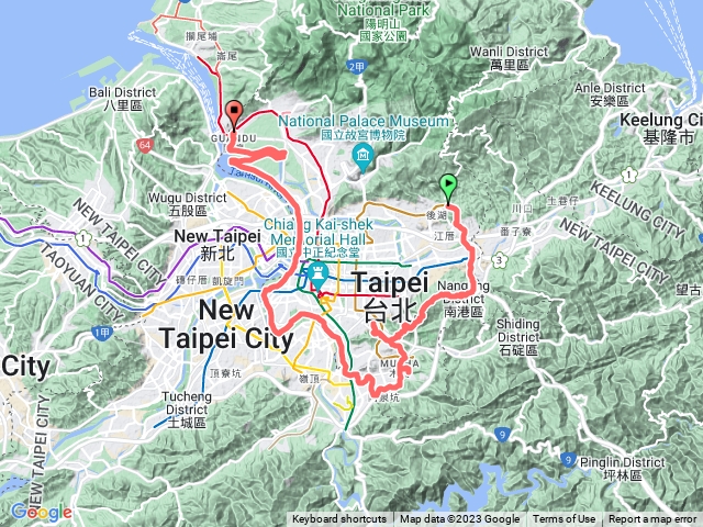 2023臺北大縱走第6段及第8段