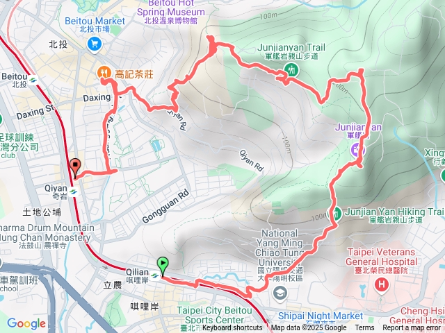 台北－臺灣百大必訪步道軍艦岩、丹鳳山親山步道202501051056