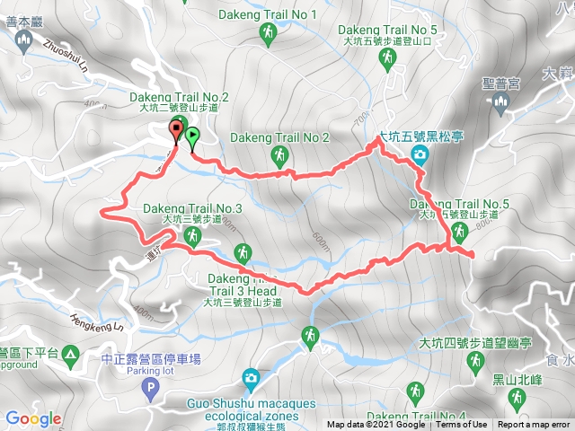 2021大坑2號接3號（頭嵙山