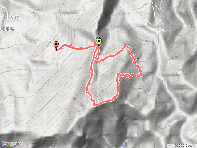 大坪登山口，杜鵑嶺，加里山大O行縱走