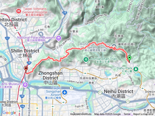 大縱走第五段逆走預覽圖