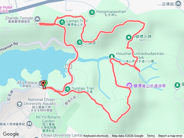 嘉義蘭潭步道（山子頂山）預覽圖