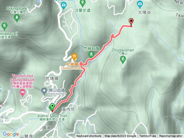 絹絲瀑布步道擎天崗