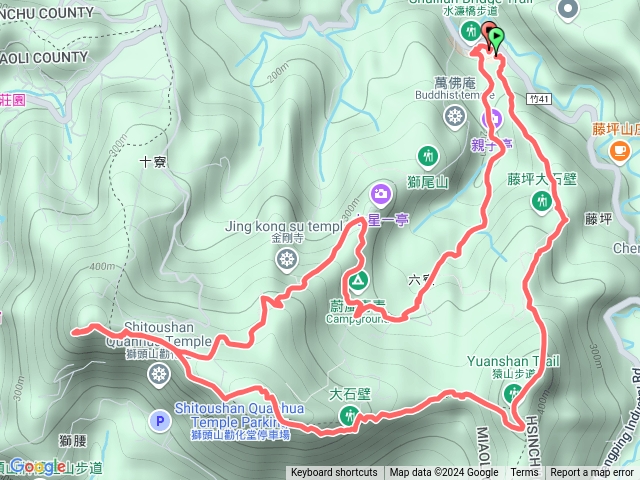 獅山古道猿山獅頭山七星神木